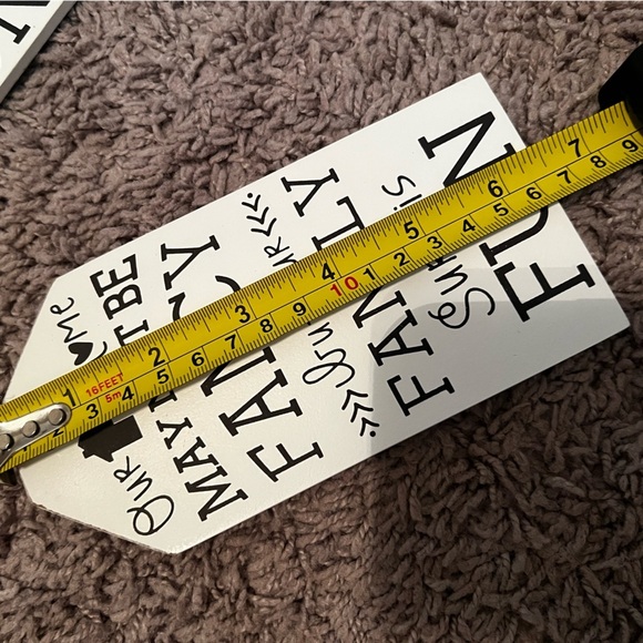 Our Home May Not Be Fancy But Our Family Sure Is Fun - Wooden Hanging Decor - Picture 3 of 5